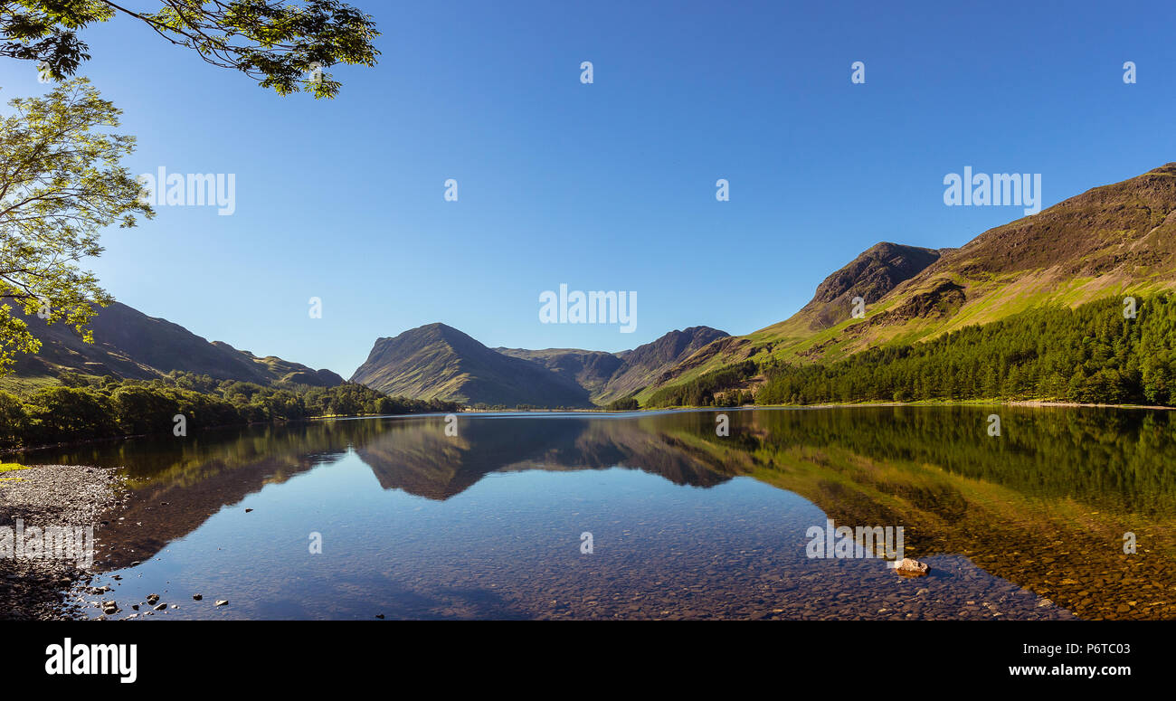 Buttermere lago , Cumbria, Parco Nazionale del Distretto dei Laghi, Regno Unito Foto Stock