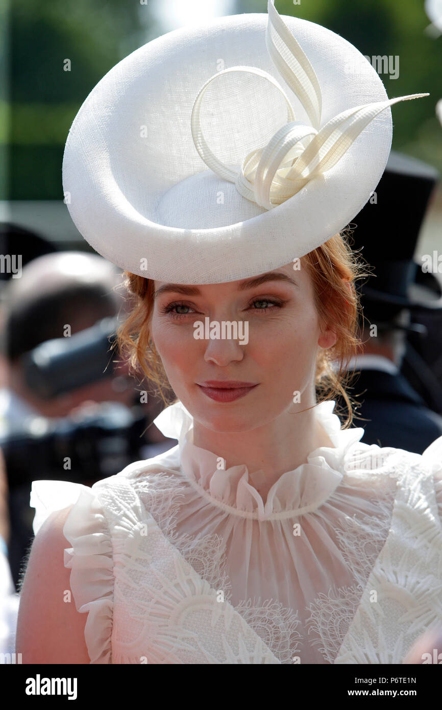 Royal Ascot, Ritratto di attrice Eleonora Tomlinson Foto Stock