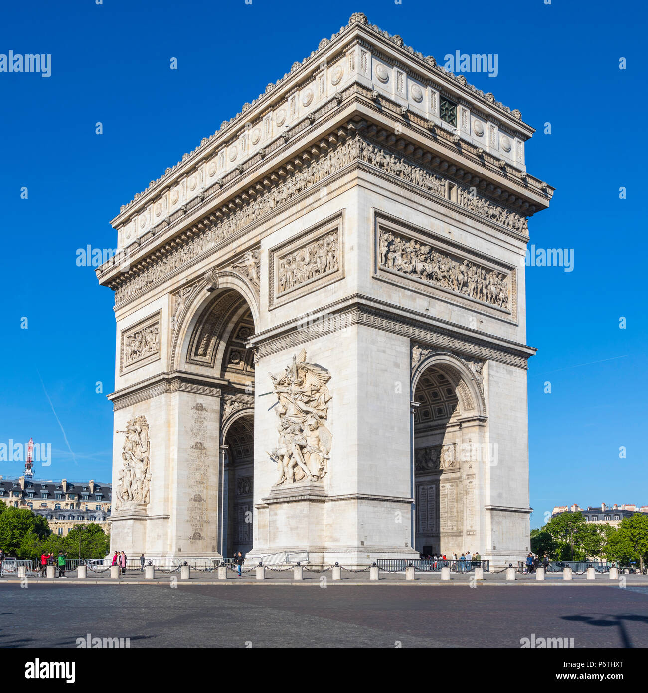 Arco di Trionfo, Parigi, Francia Foto Stock
