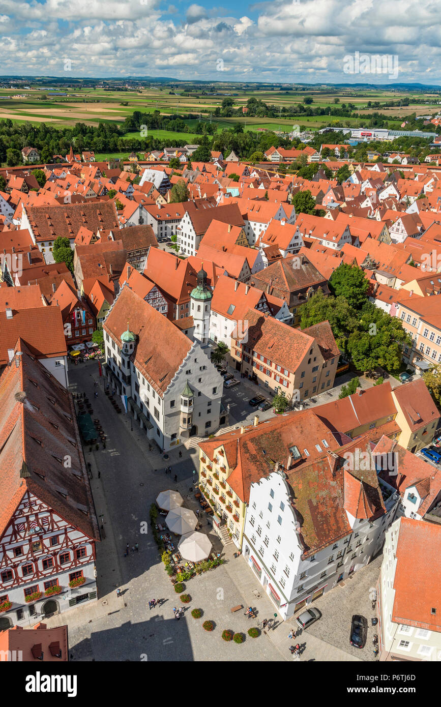 Nordlingen, Baviera, Germania Foto Stock