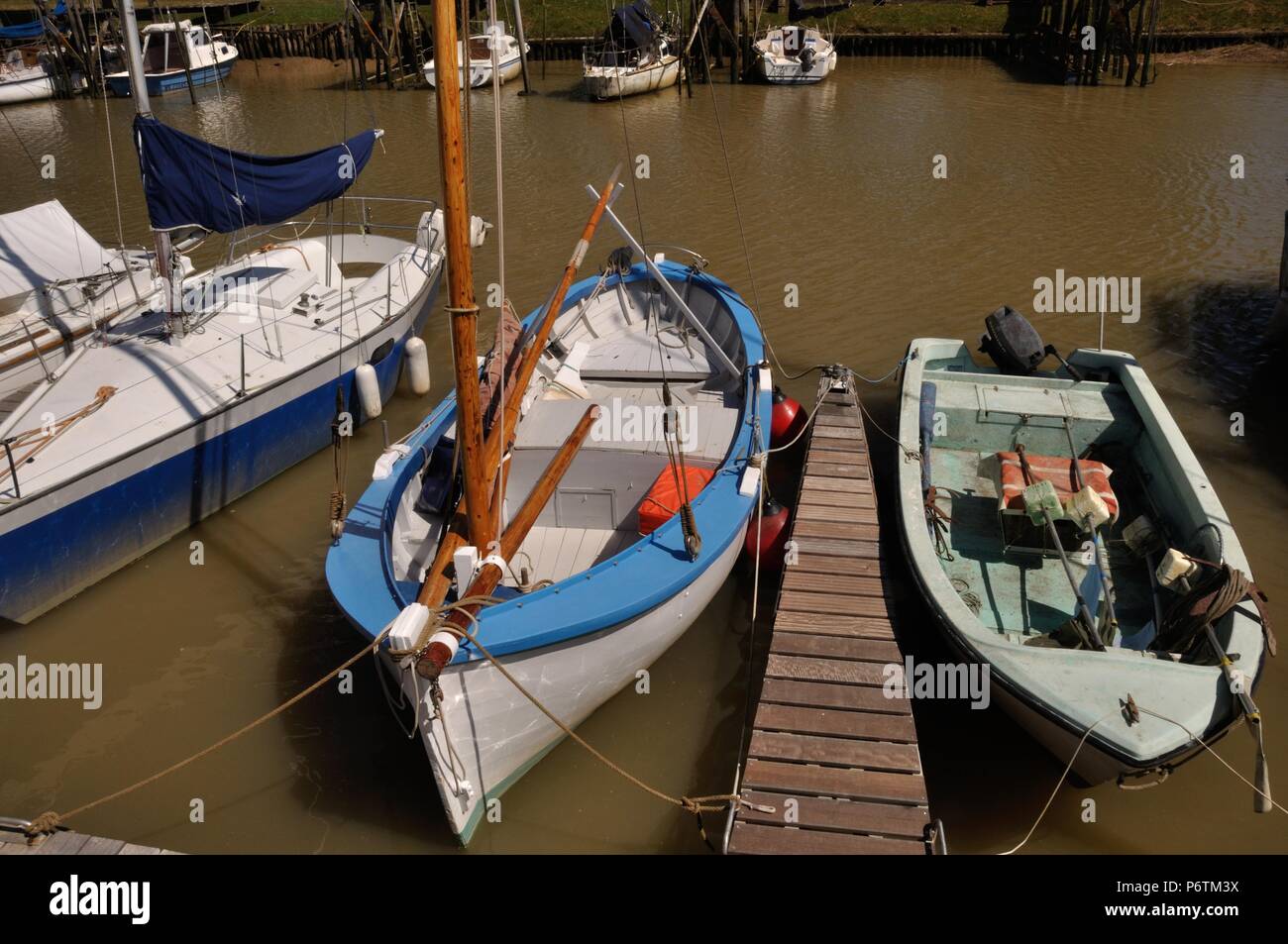 Francia, Gironde, Porto Maubert Foto Stock