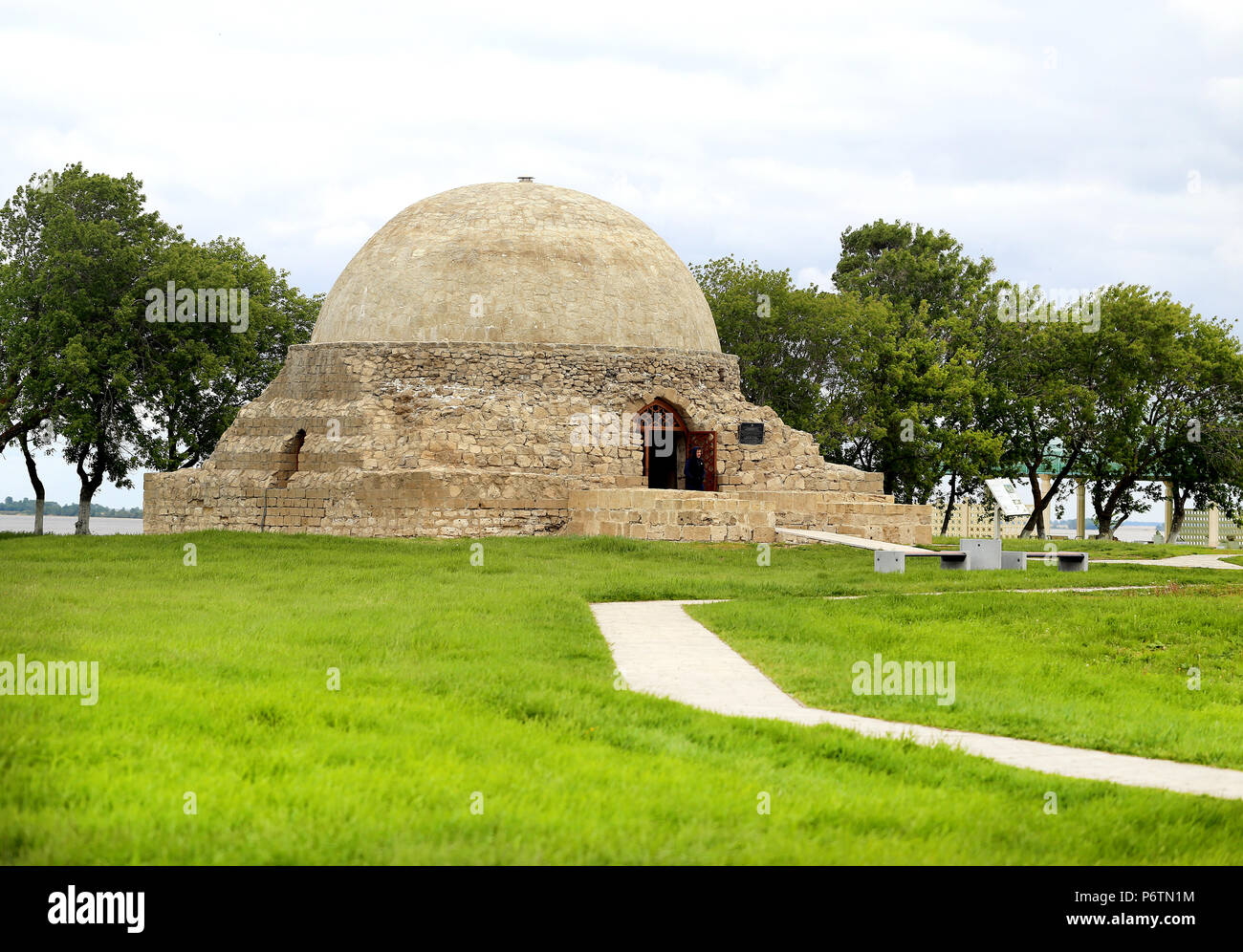 Foto di un bel monumento di accettazione dell Islam in Tatarstan Foto Stock