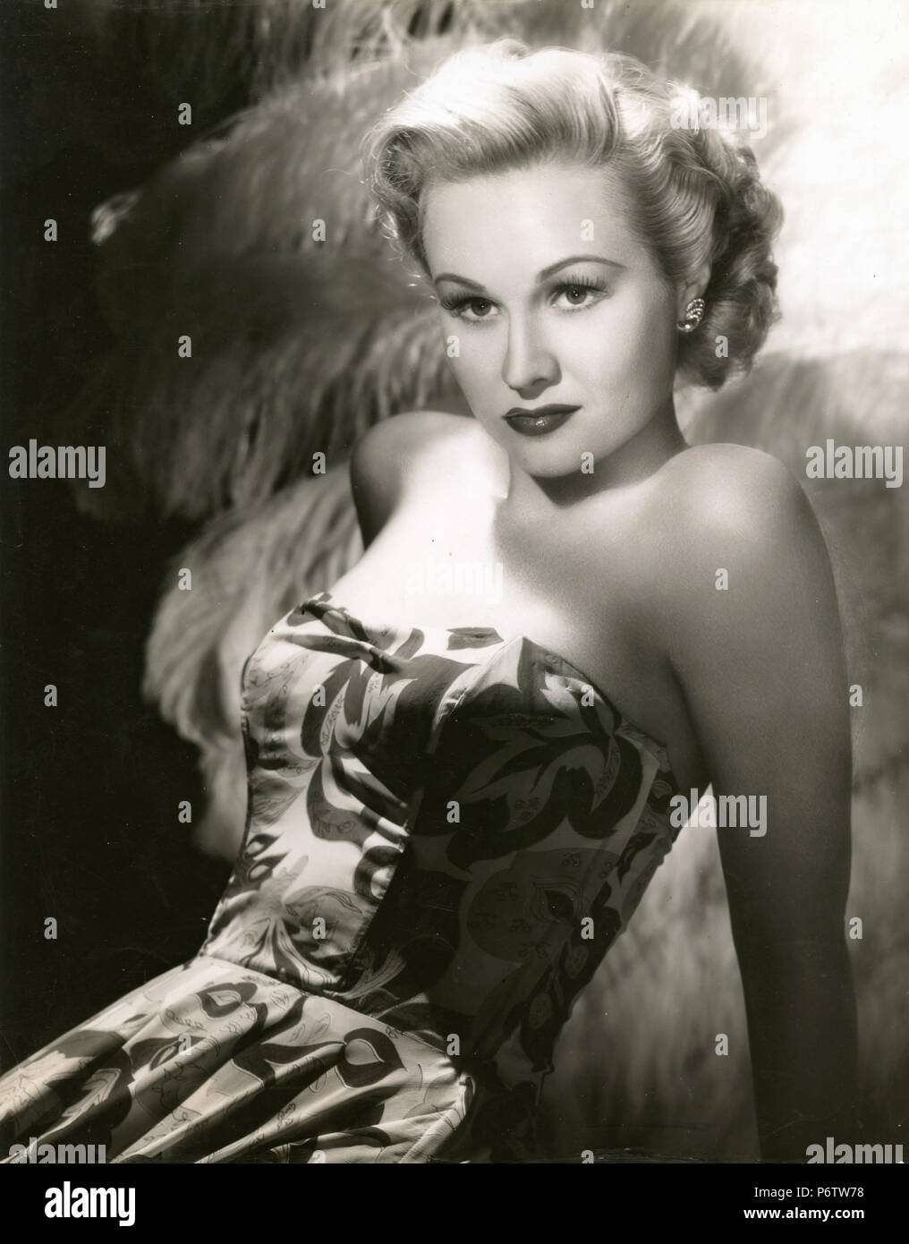 Actrice americano Virginia Mayo, 1940s Foto Stock