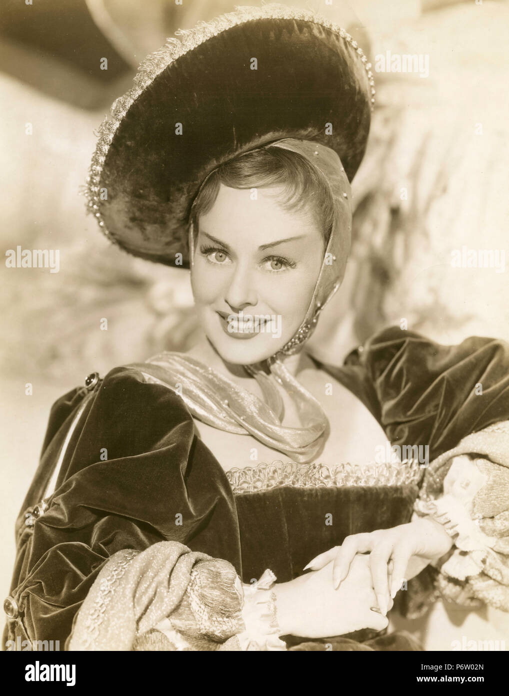 L'attrice Paulette Goddard nel film Sposa di vendetta, 1949 Foto Stock
