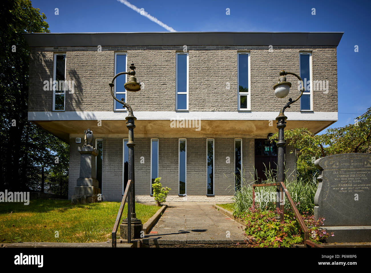 Lancaster Chiesa Unitaria high street Bank Street Lancaster, Rossendale Valley, lancashire Foto Stock