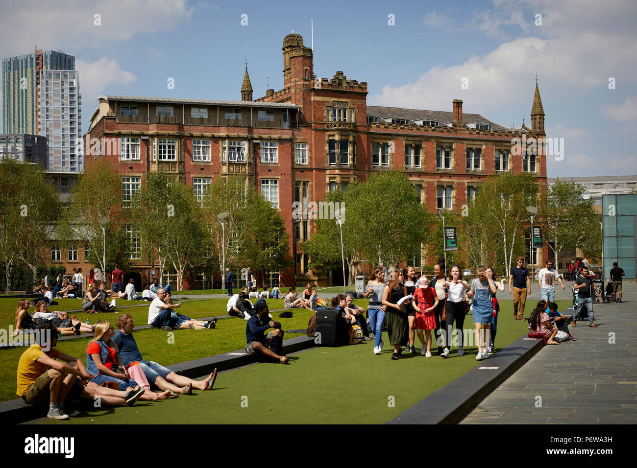 Chetham della Scuola di Musica di Manchester Foto Stock