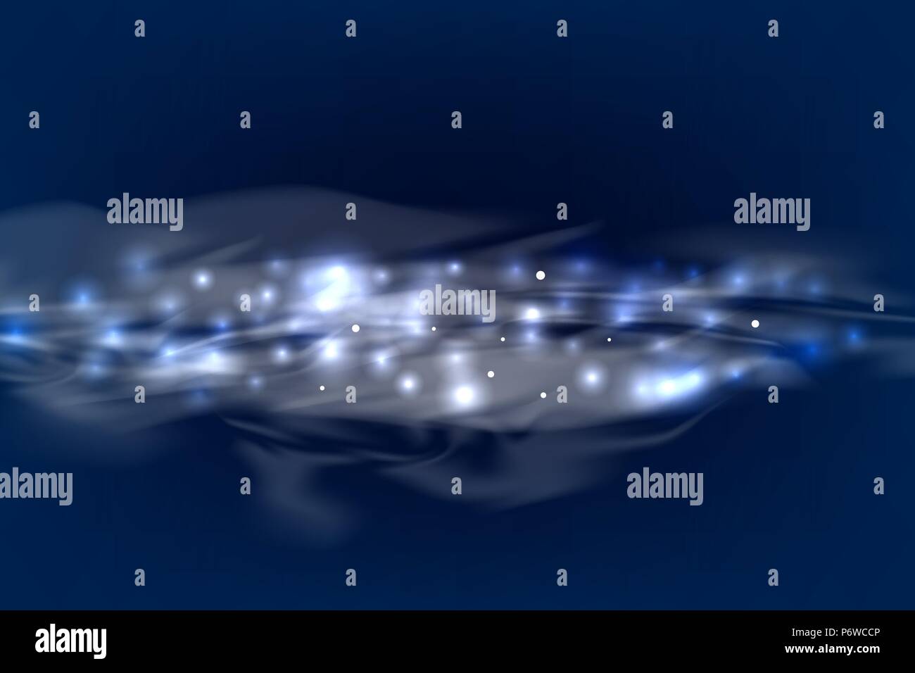 Dark star spazio bokeh sfondo luminoso Illustrazione Vettoriale