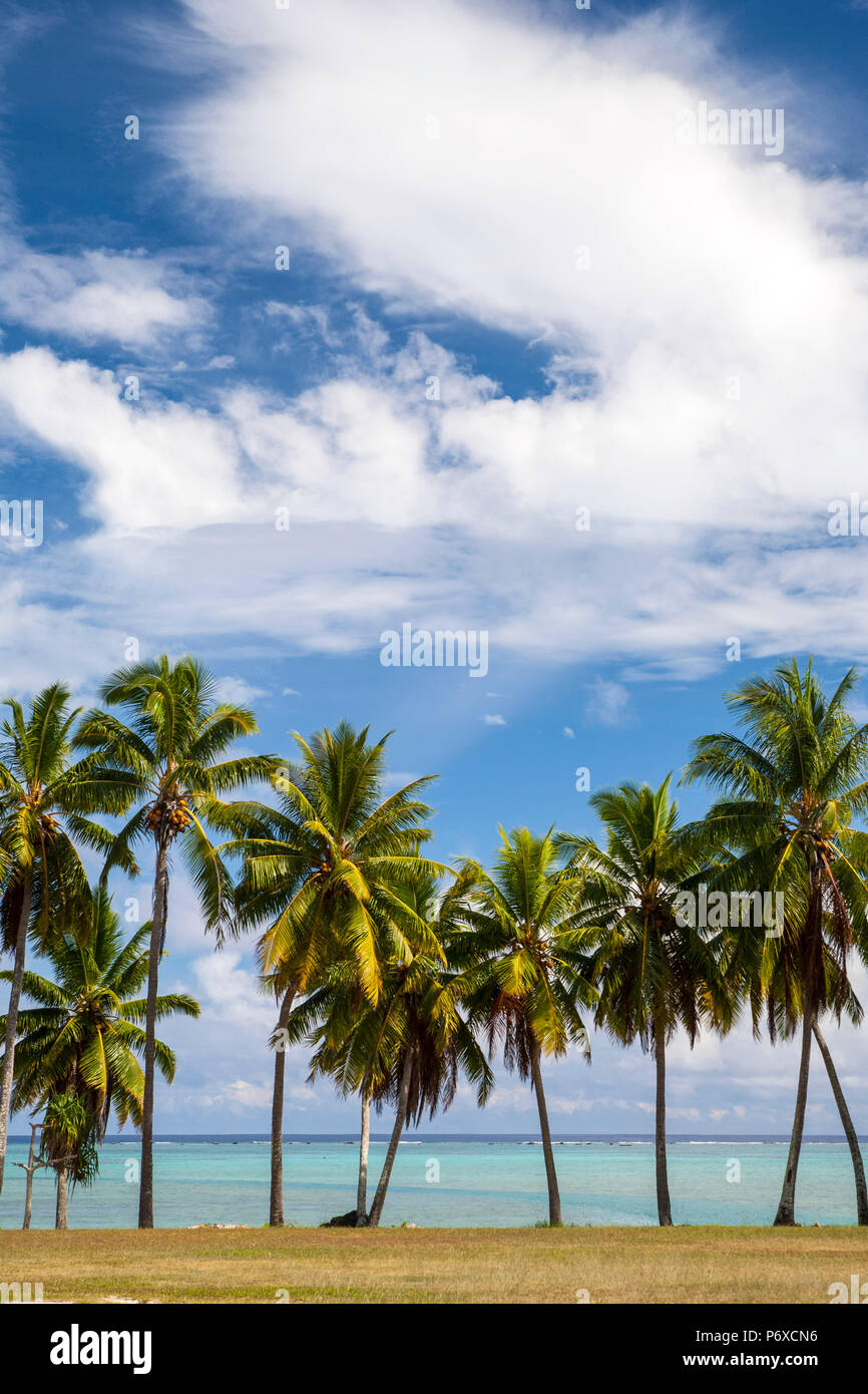 Isole di Cook, atollo di Aitutaki, Laguna Foto Stock
