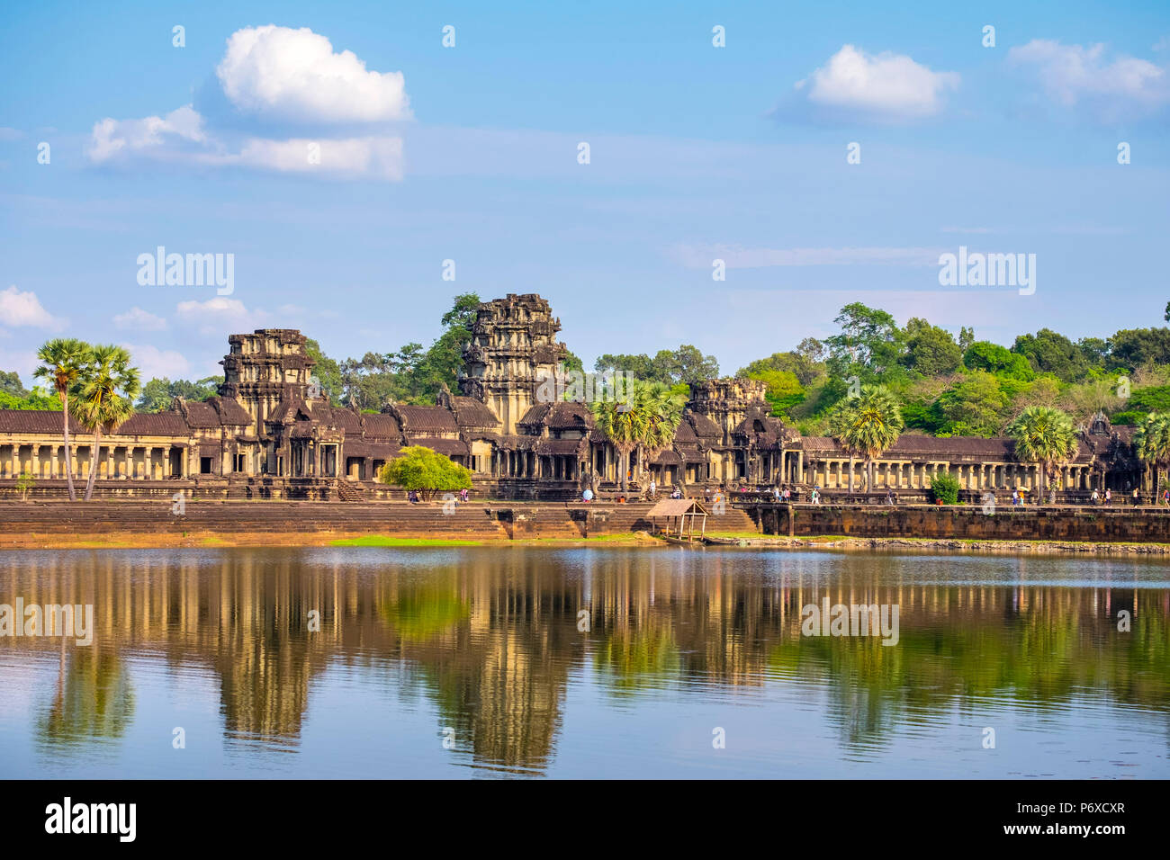 Angkor Wat, Sito Patrimonio Mondiale dell'UNESCO, Siem Reap Provincia, Cambogia Foto Stock