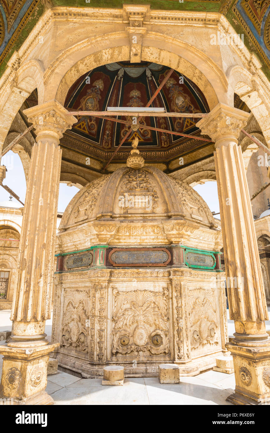 La moschea di Muhammad Ali, Cittadella, Il Cairo, Egitto Foto Stock