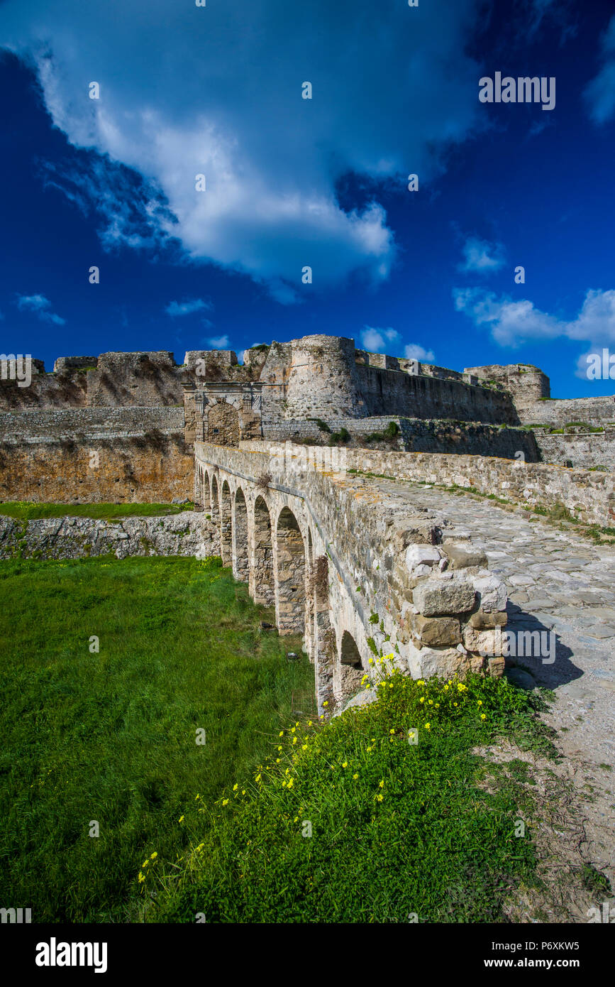 In Europa, in Grecia, Peloponneso, mesinia, methoni, storico, al castello Foto Stock