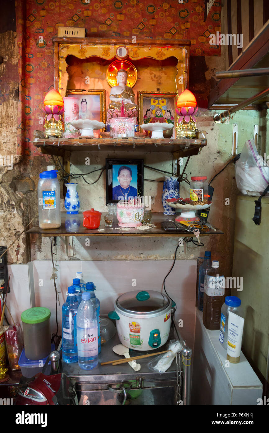 Alloggiamento in vecchi quartieri di Saigon , il Vietnam Foto Stock