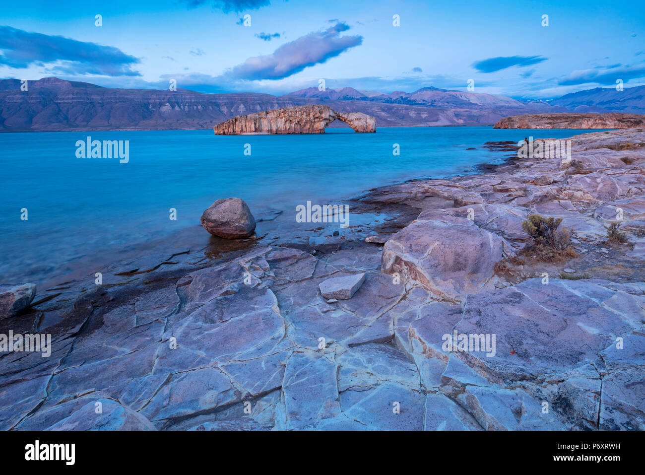 Sud America, Argentina, Santa Cruz, Patagonia, Lago Posadas Foto Stock