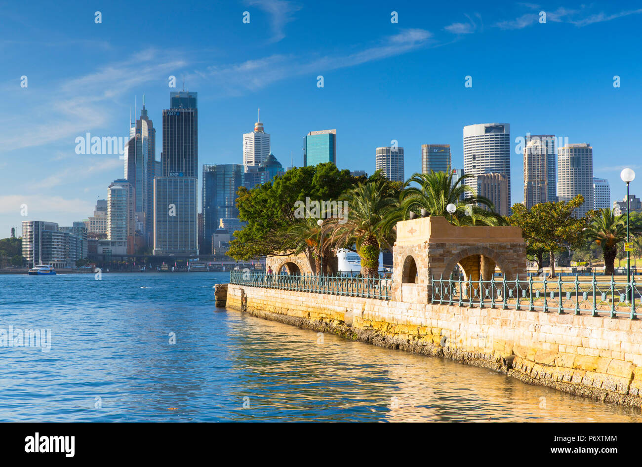 Skyline della città di Sydney, Nuovo Galles del Sud, Australia Foto Stock