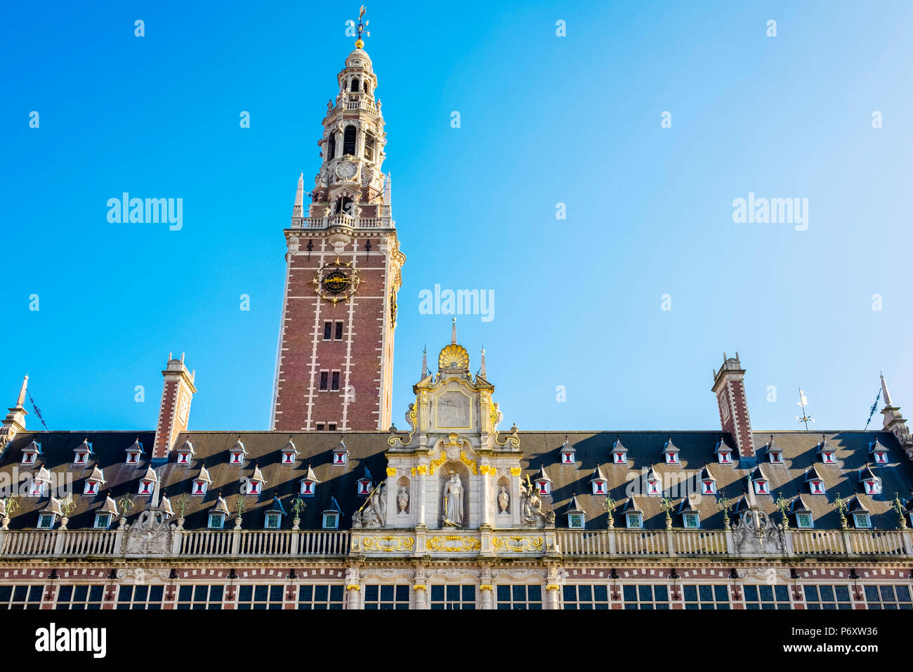 Centrale Bibliotheek (Central Library), Leuven, Brabante Fiammingo, Fiandre, in Belgio Foto Stock