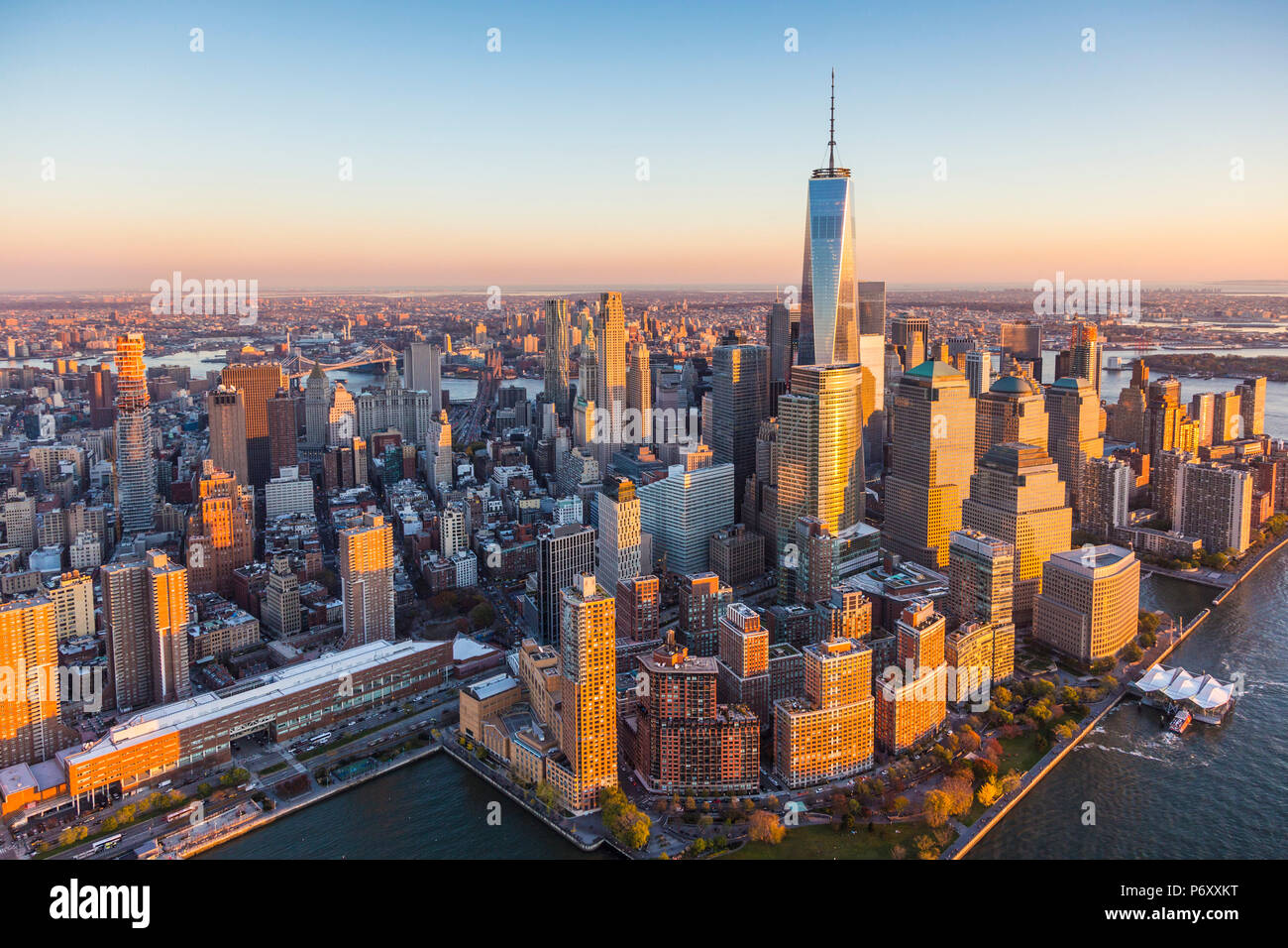 Il centro di Manhattan, New York City, Stati Uniti d'America Foto Stock