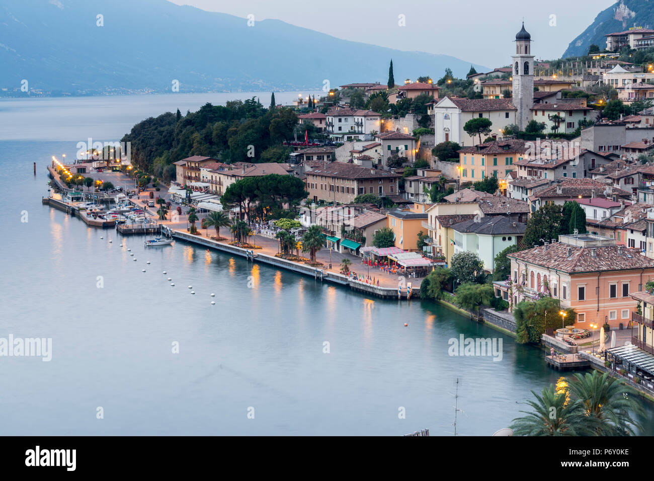 L'Italia. Lombardia. Brescia distretto. Il lago di Garda. Limone sul Garda. Foto Stock