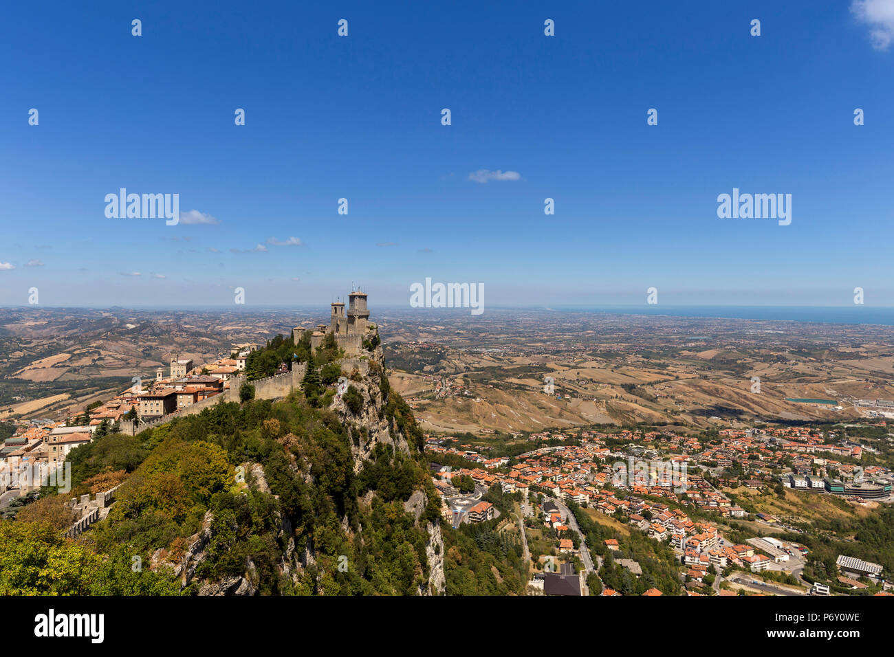 Repubblica di San Marino, la Repubblica di San Marino San Marino Foto Stock