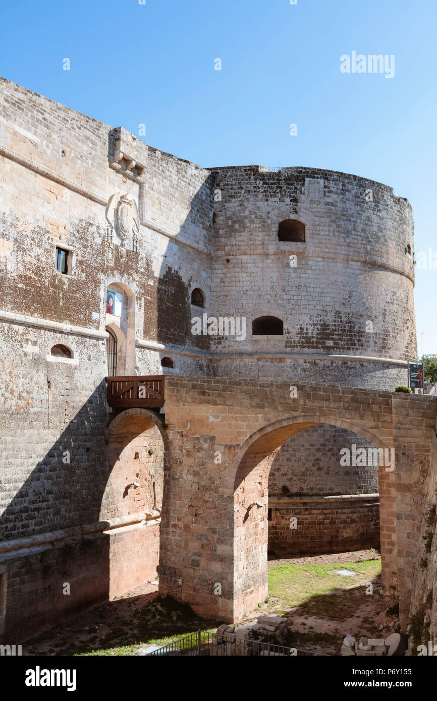 Castello di Otranto salento Puglia, Italia Foto Stock