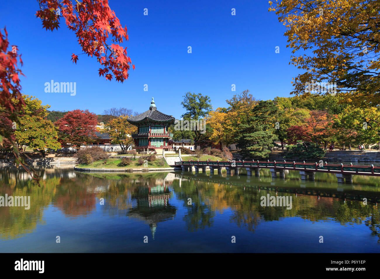 Corea del Sud di Seul Gyeonbokgung Palace Foto Stock