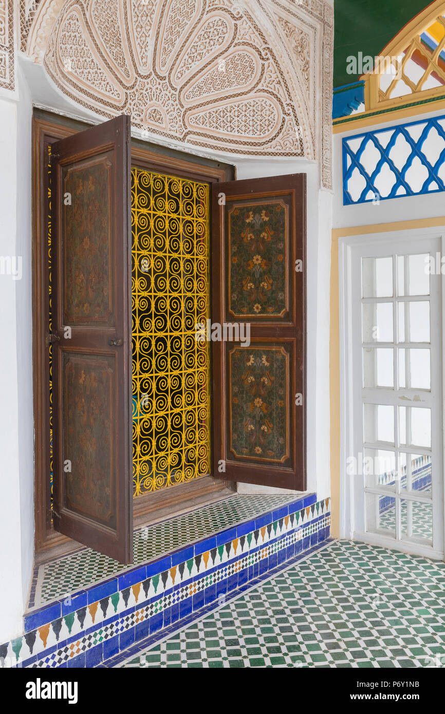 Palazzo Bahia, Marrakech, Marocco Foto Stock
