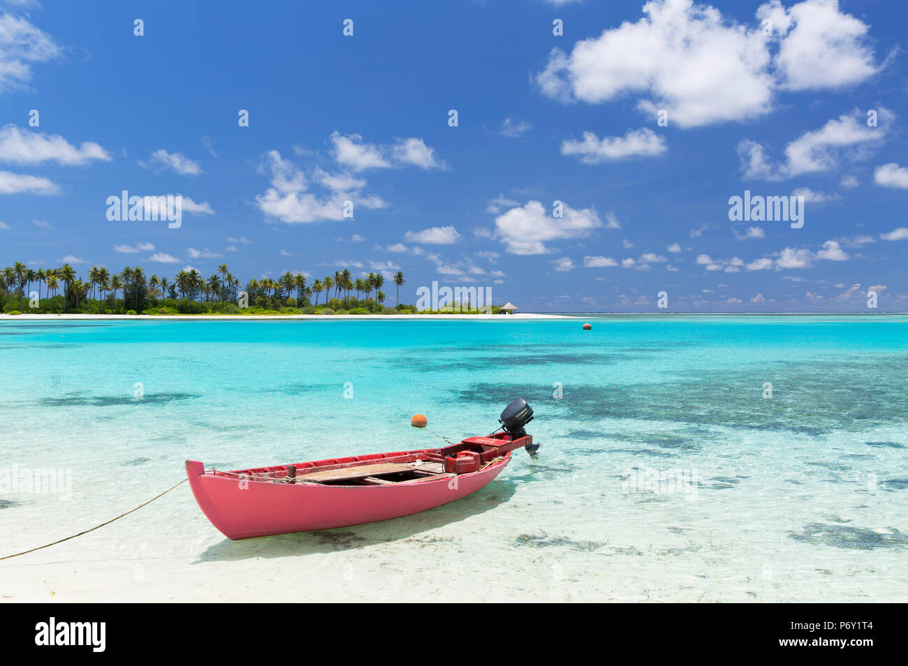 Olhuveli Beach and Spa Resort South Male Atoll, Kaafu Atoll, Maldive (PR) Foto Stock