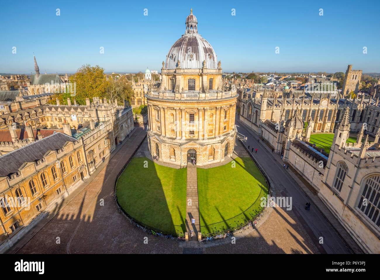 Regno Unito, Inghilterra, Oxfordshire, Oxford, Università di Oxford, Radcliffe Camera Foto Stock