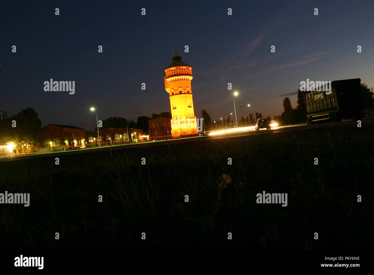 Le torri in Marienpark di Berlino Tempelhof Foto Stock