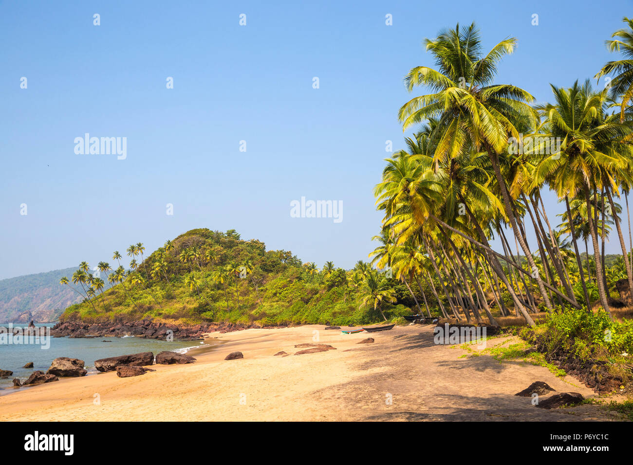 India, Goa, Cola beach Foto Stock