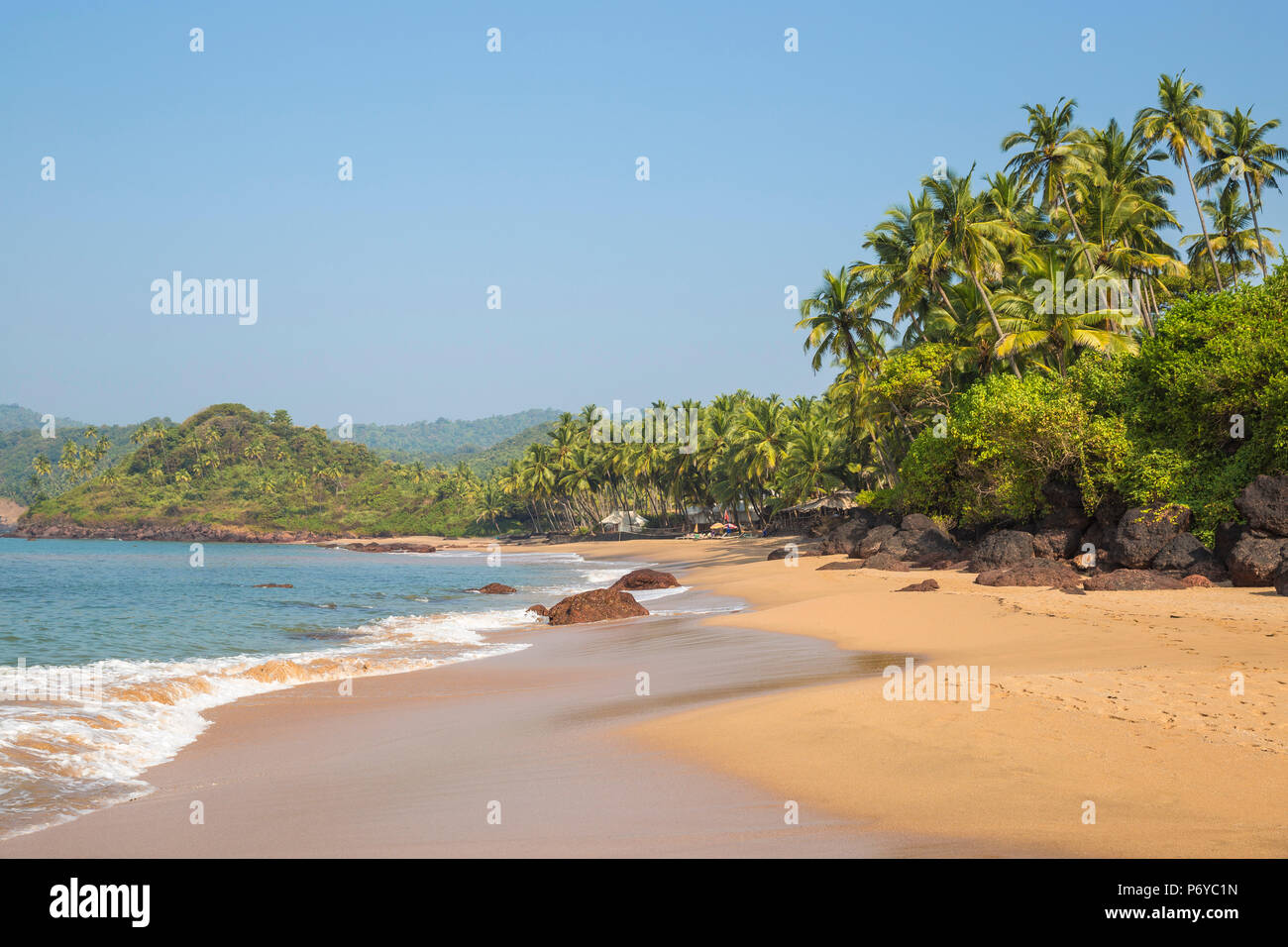 India, Goa, Cola beach Foto Stock
