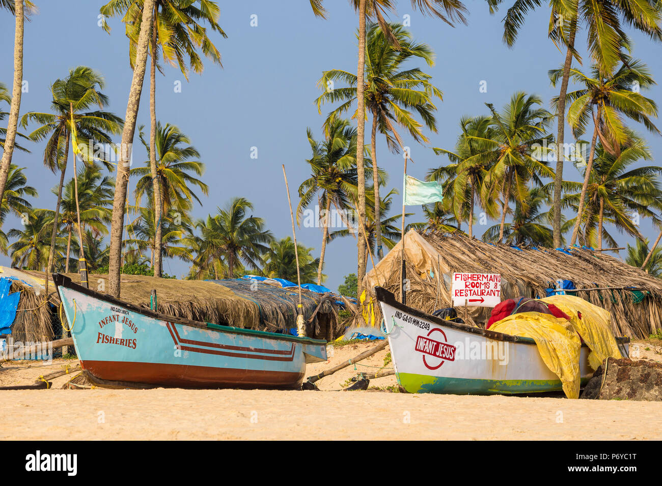 India, Goa, Colva beach Foto Stock