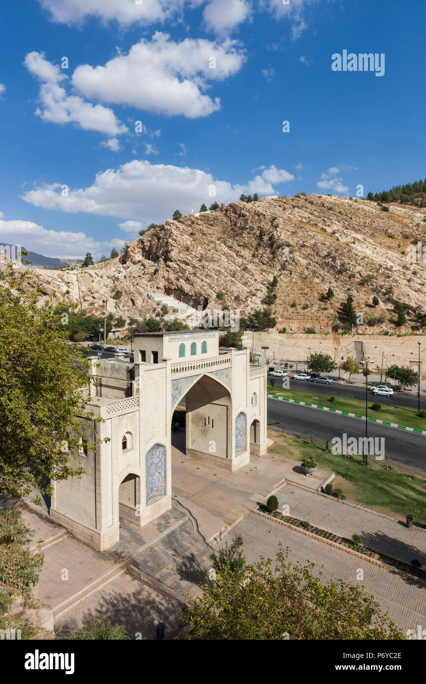 Iran, Central Iran, Shiraz, Corano Gateway Foto Stock