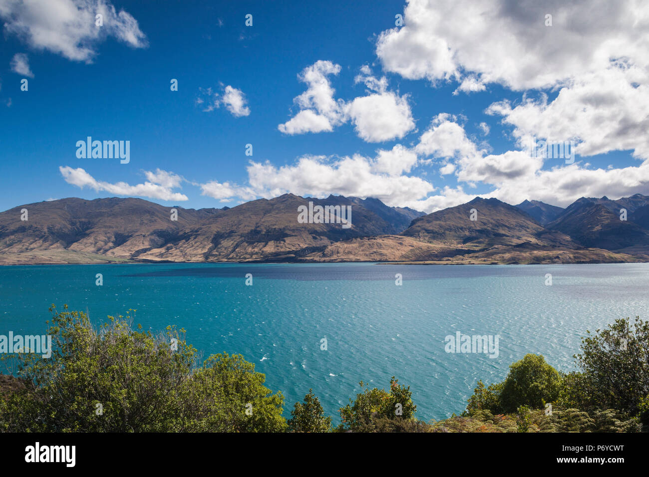 Nuova Zelanda, Isola del Sud, Otago, Wanaka-area, il lago Wanaka Foto Stock