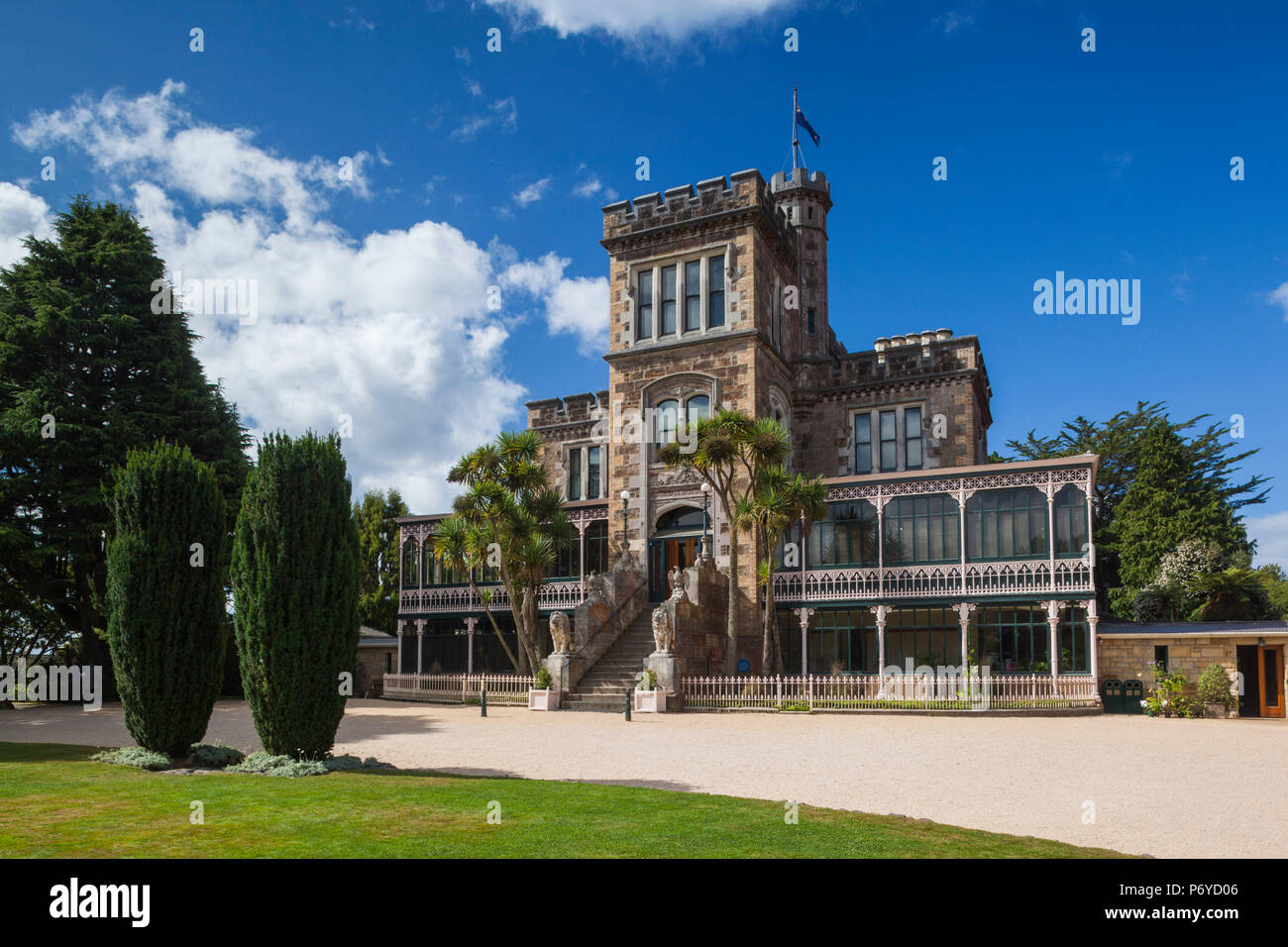 Nuova Zelanda, Isola del Sud, Otago, Penisola di Otago, Dunedin-zona, il Castello Larnach Foto Stock
