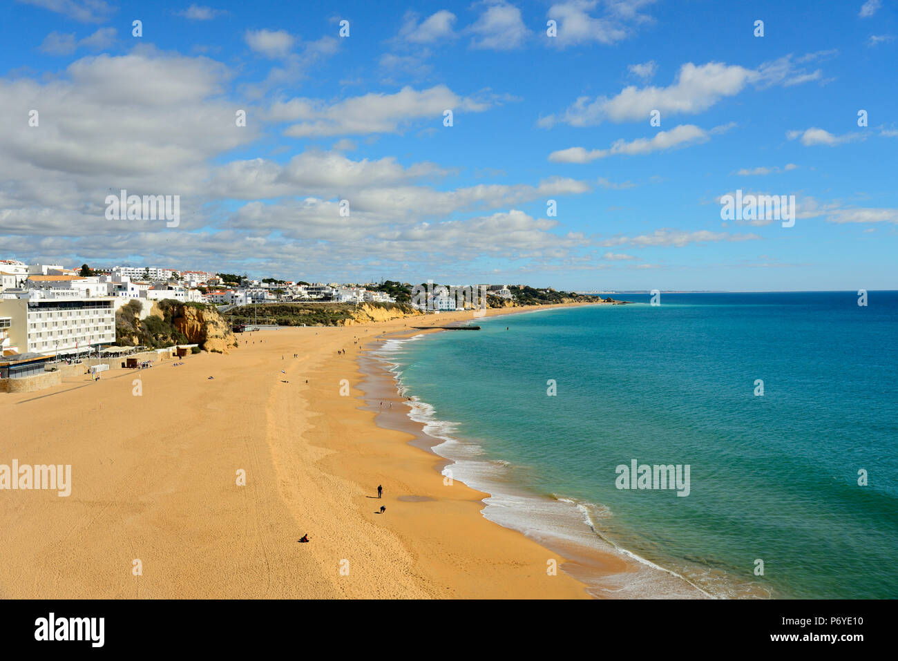 La spiaggia di Albufeira. Algarve Portogallo Foto Stock