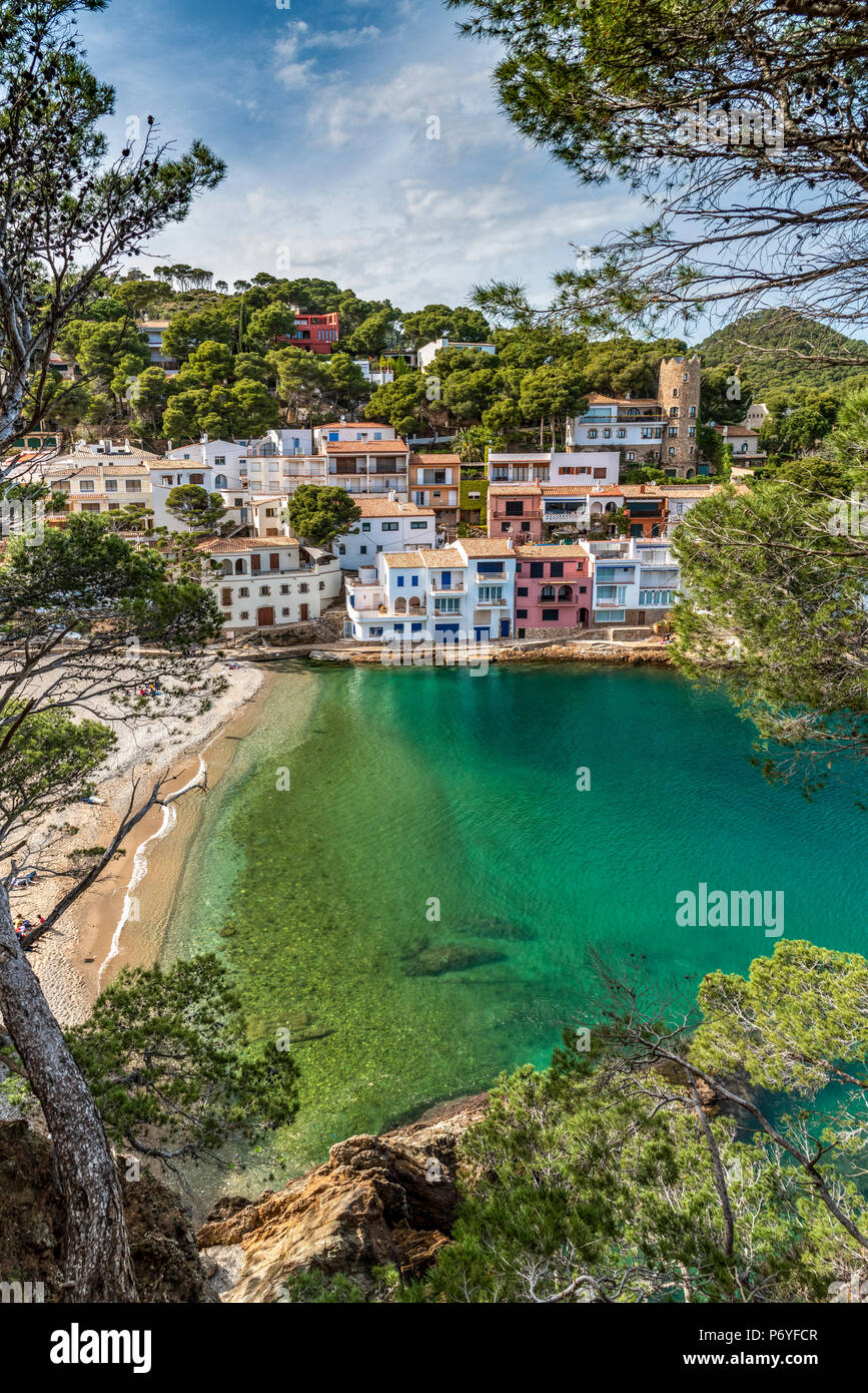 Playa Sa Tonno, Begur in Costa Brava Catalogna Foto Stock