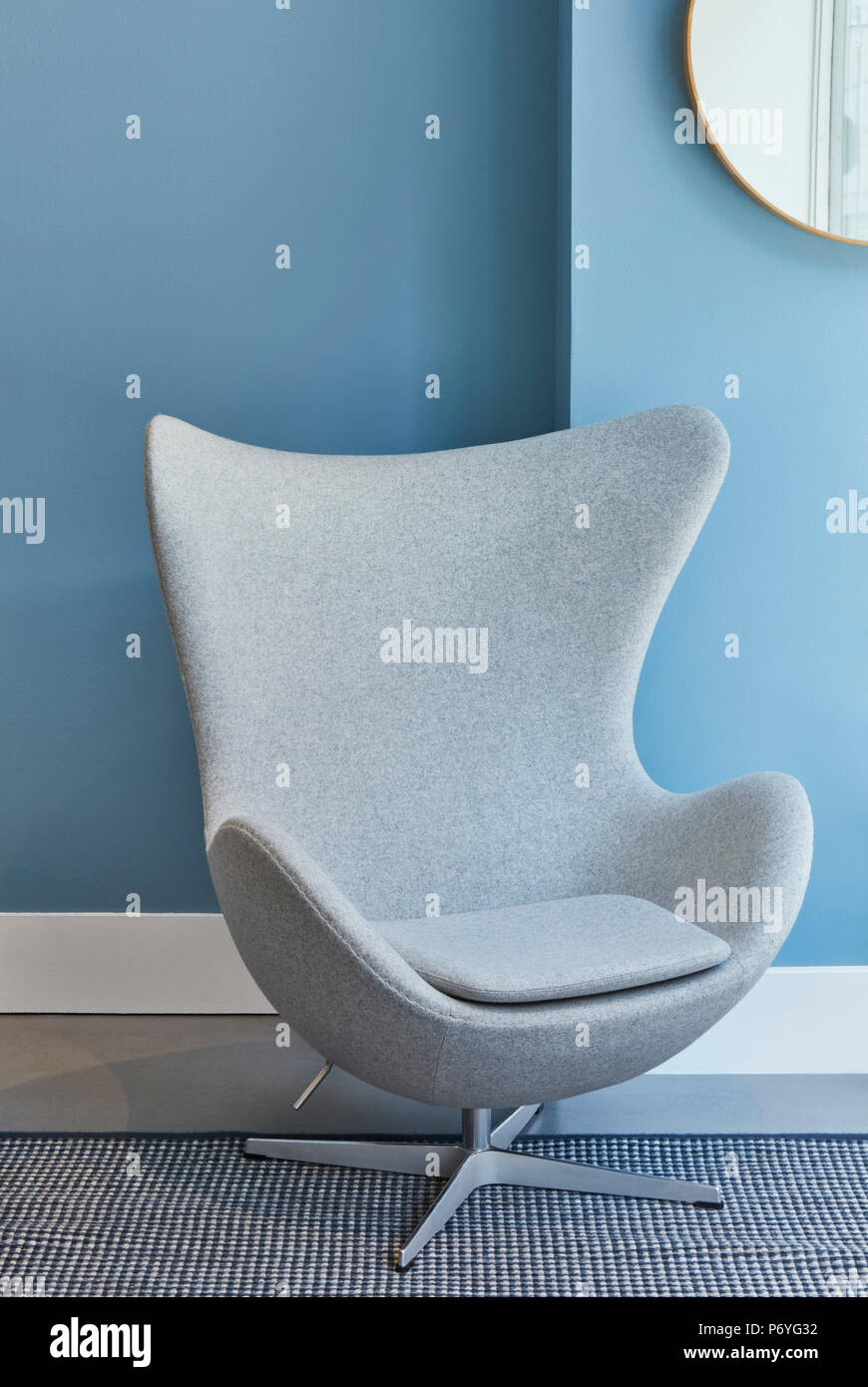 Vista in dettaglio della Repubblica di Fritz Hansen, Londra. Fritz Hansen, Londra, Regno Unito. Architetto: N/A, 2018. Foto Stock