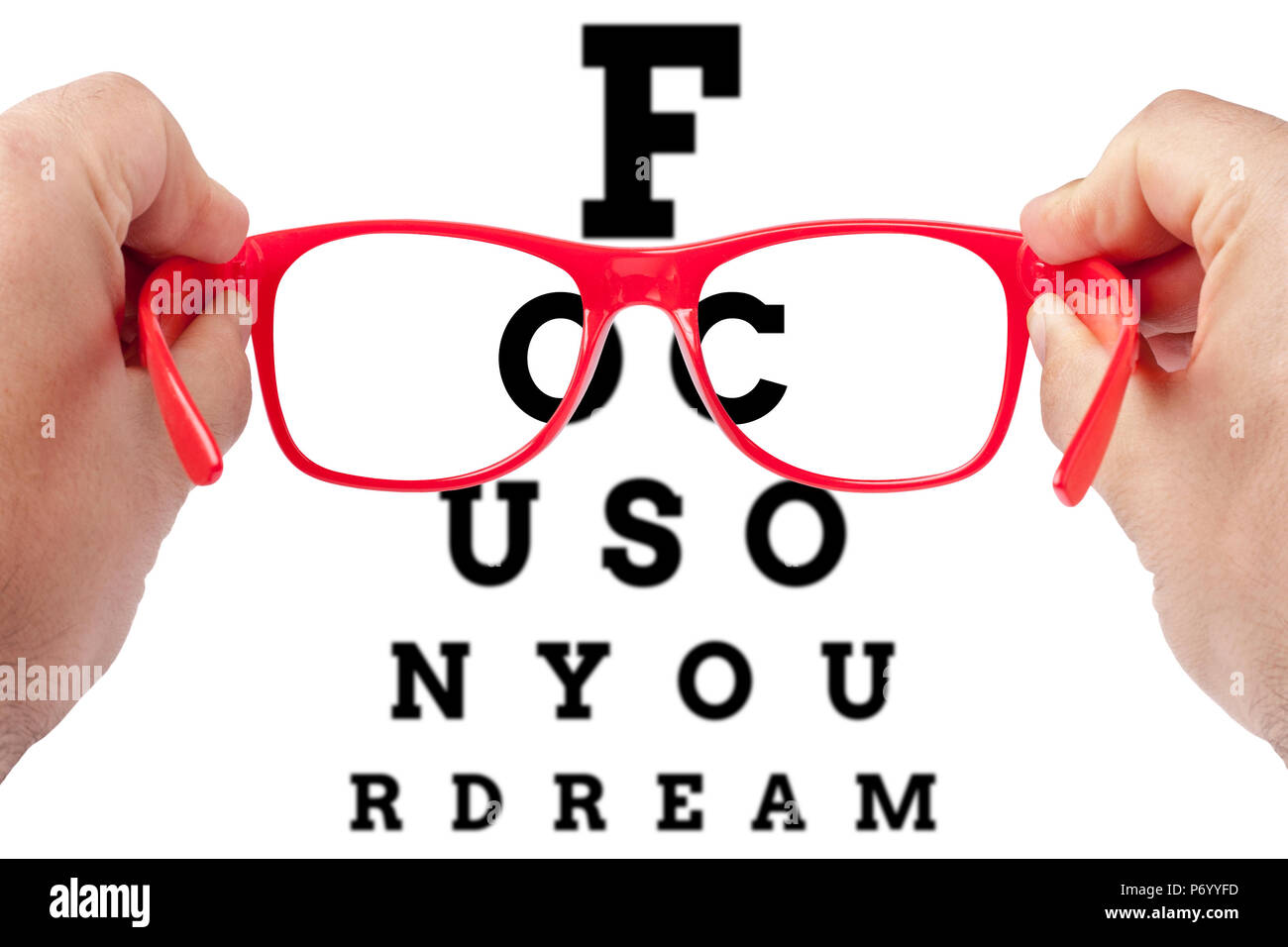 Focus sul tuo sogno Foto Stock