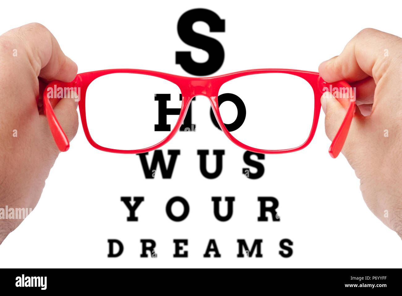 Ci mostrano i vostri sogni Foto Stock