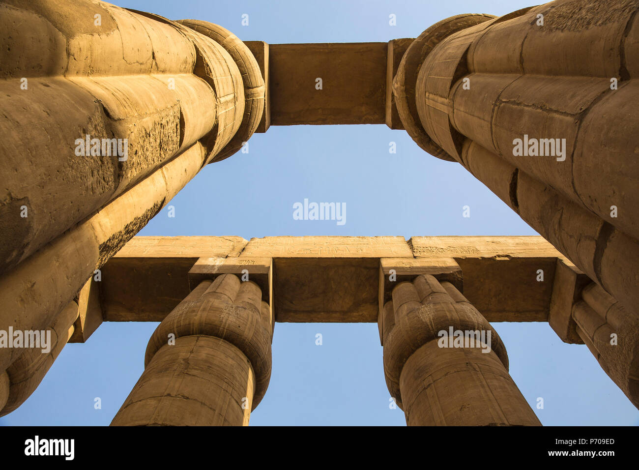 Egitto Luxor Tempio di Luxor Foto Stock