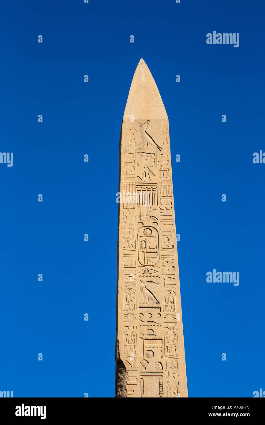 Egitto Luxor Tempio di Karnak Foto Stock
