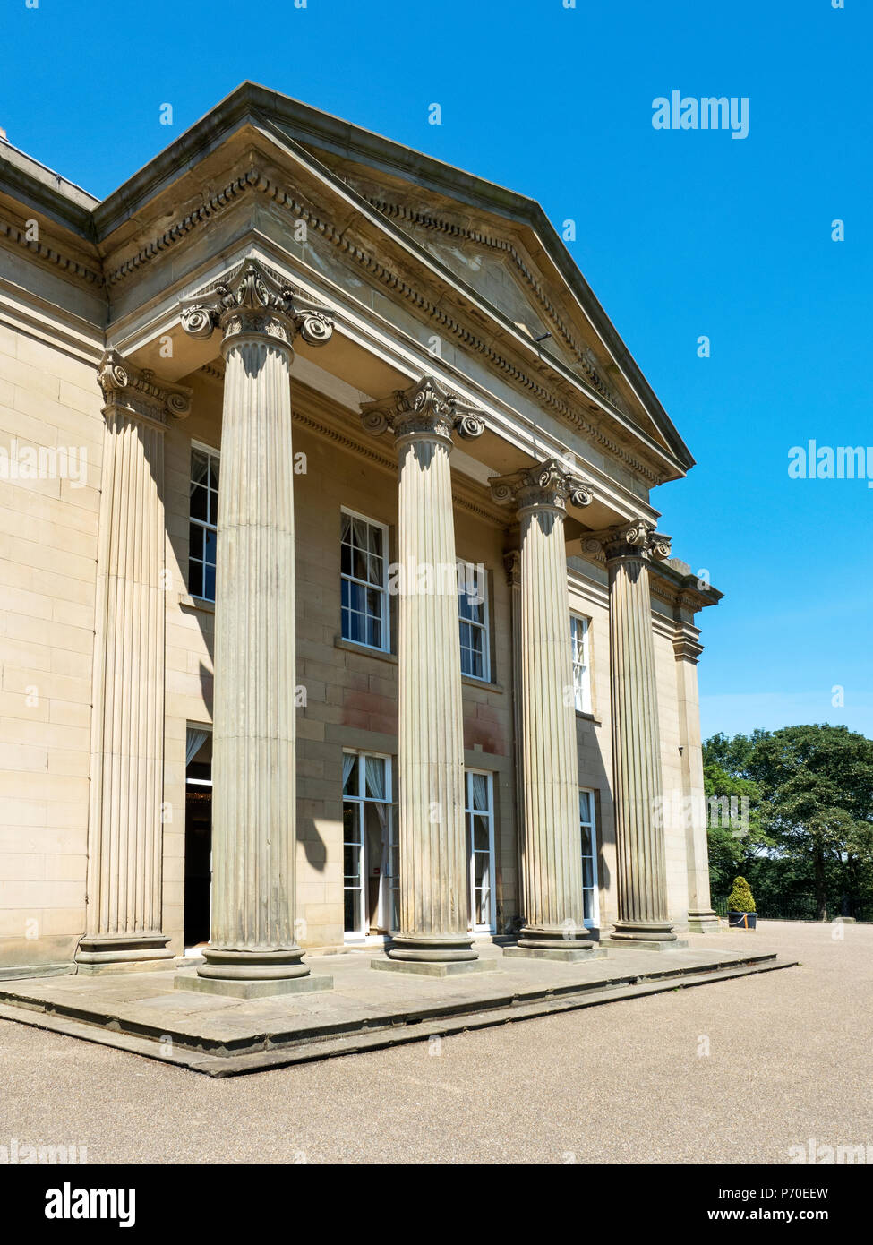 Il Mansion in Roundhay Park Roundhay Leeds West Yorkshire Inghilterra Foto Stock