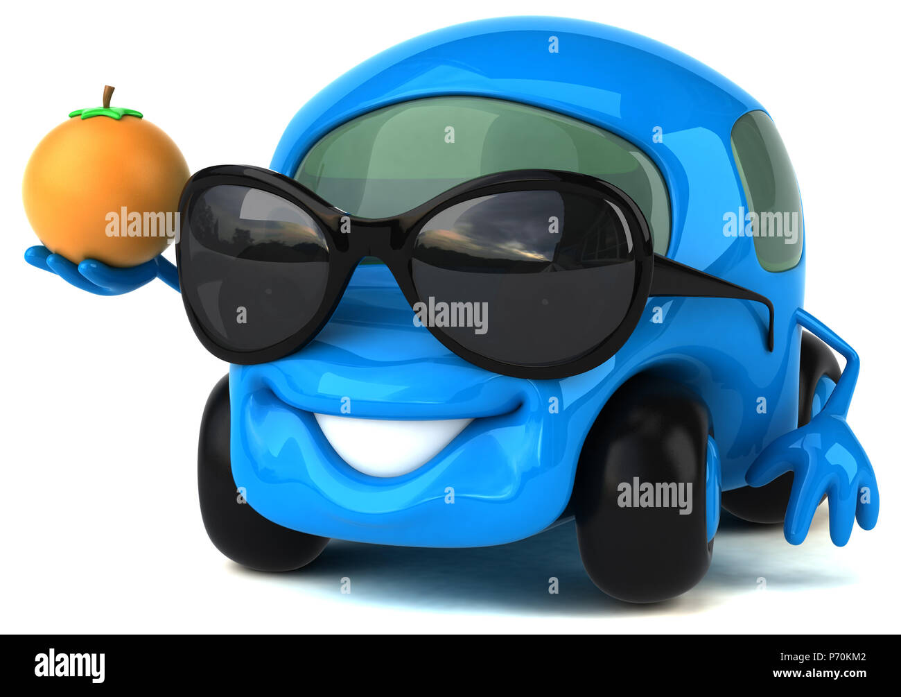 Divertimento auto - 3D illustrazione Foto Stock