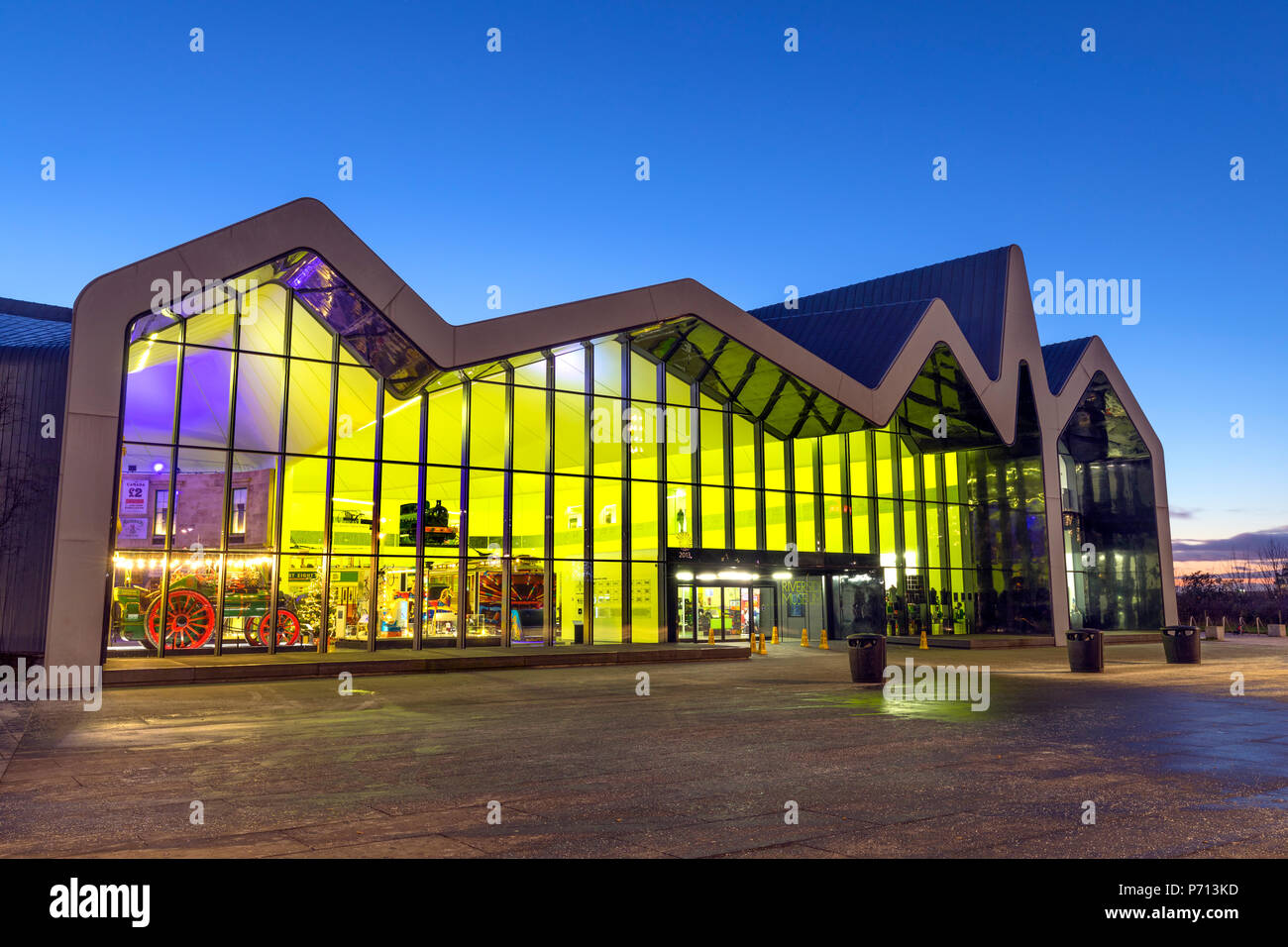 Riverside Museum di Glasgow, Scozia, Regno Unito, Europa Foto Stock