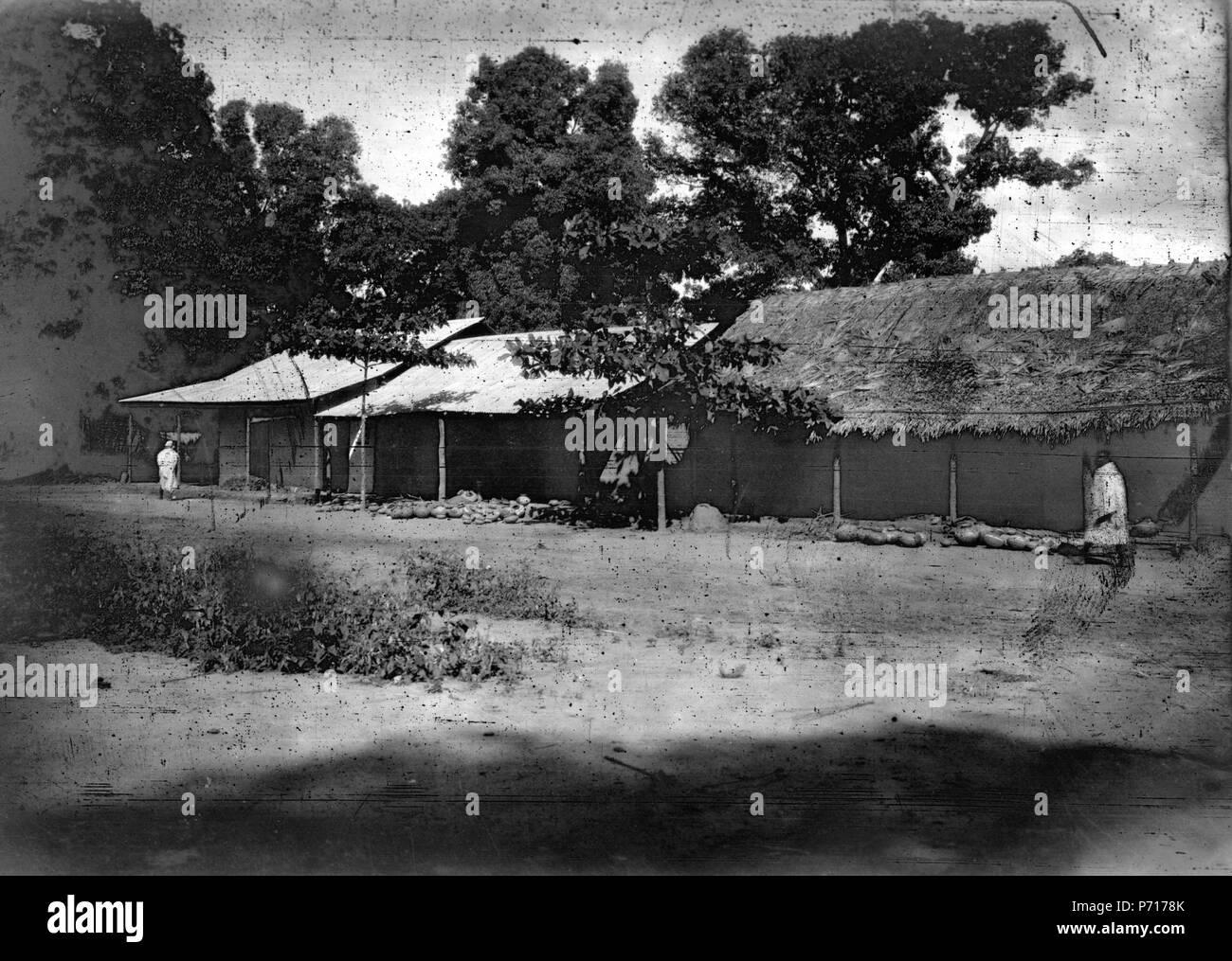 31 Indiska krukmakarekvarteret. Dato, 1907. Ort, Marovoay, Madagascar. Marovoay - SMVK - 021852 Foto Stock