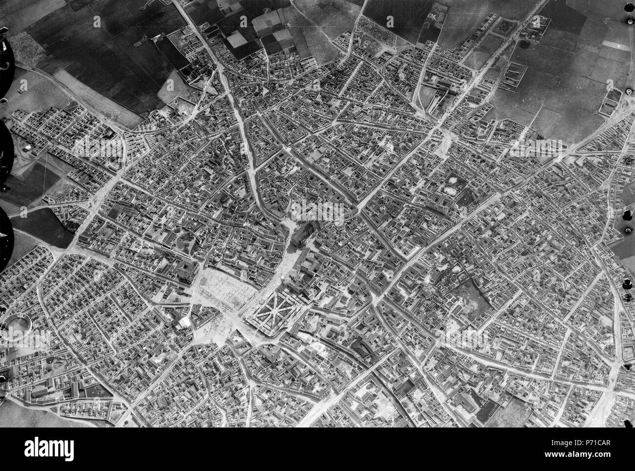 42 ETH-BIB-Alcala (Madrid) aus 1000 m Höhe-Mittelmeerflug 1928-LBS MH02-05-0059 Foto Stock