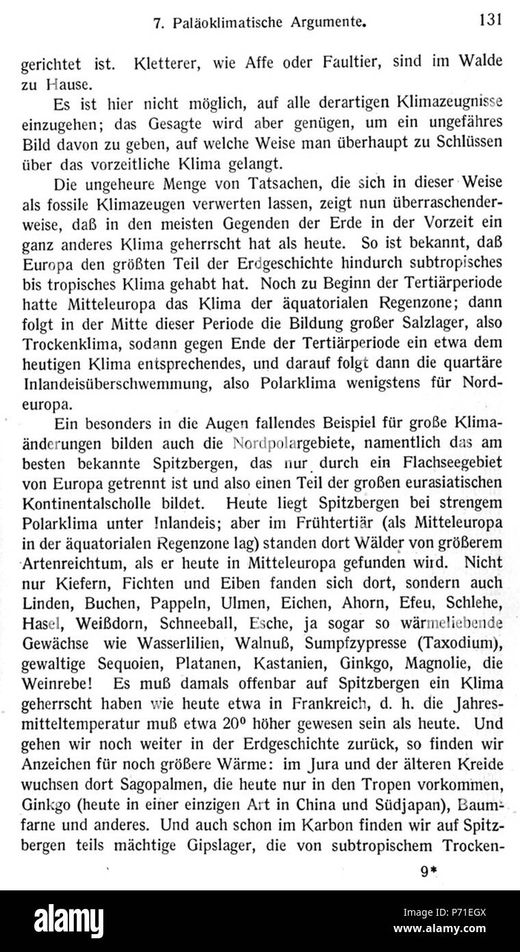 . Die Entstehung der Kontinente und Ozeane N/A 31 De Wegener Kontinente 131 Foto Stock