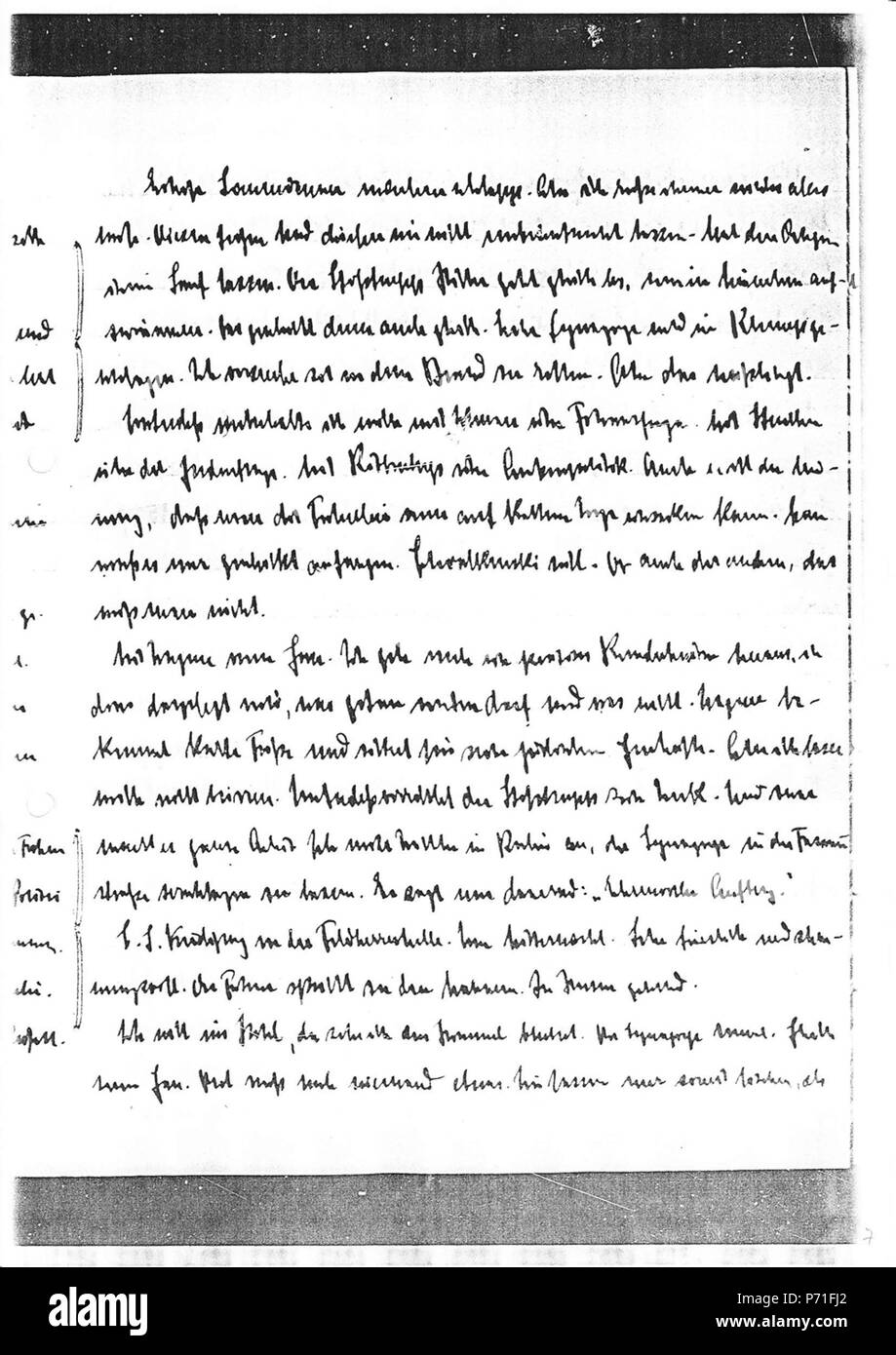 49 Tagebucheinträge Joseph Goebbels vom 10. und 11. Novembre 1938 p3 Foto Stock