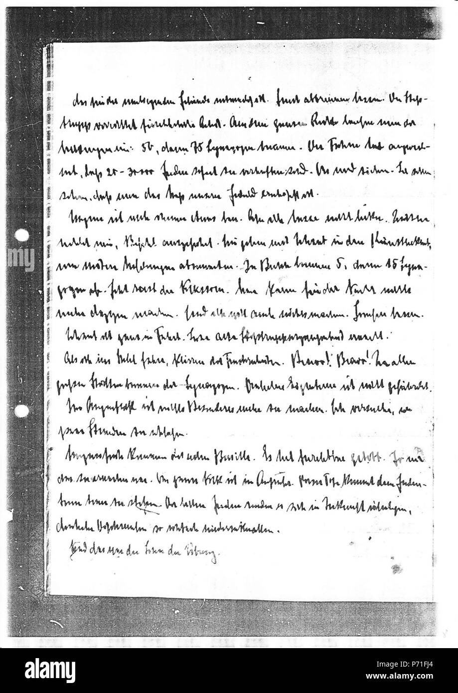 49 Tagebucheinträge Joseph Goebbels vom 10. und 11. Novembre 1938 p4 Foto Stock