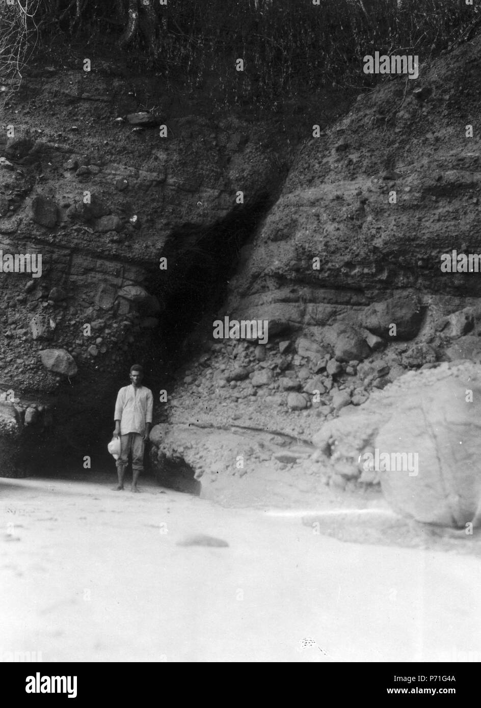 133 Grotta nära Mafafa. La perla delle Isole. Panama - SMVK - 004134 Foto Stock